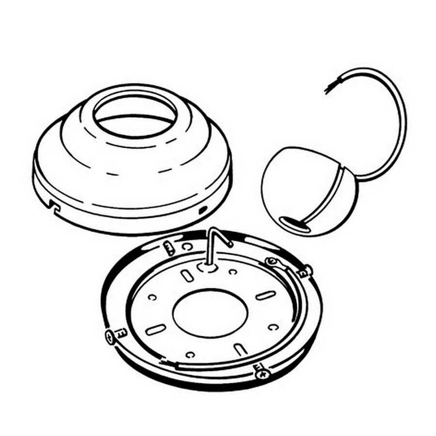 Sea Gull Lighting 1630-962 Ceiling Fan Slope Ceiling Adapter