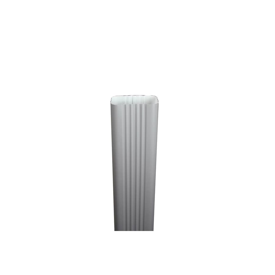 Spectra 4DPRTDG10 Metal 3-in Dove Gray Downspout