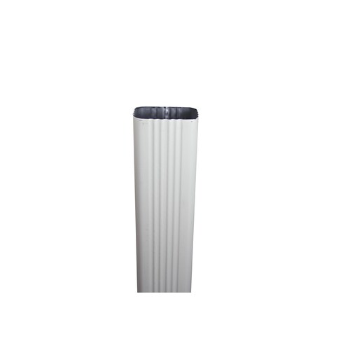 Spectra 3in Almond Metal Downspout Extension at