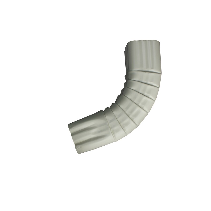 Spectra 3in Almond Metal Front Elbow in the Downspout Components