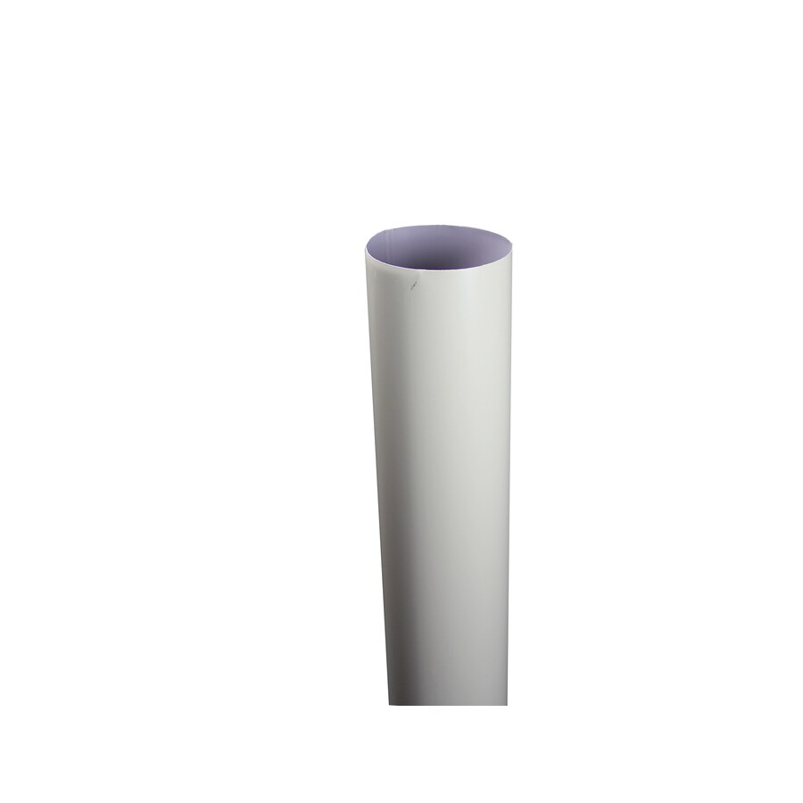 Spectra 4RDPRTWW10 Metal 4-in Wicker White Downspout