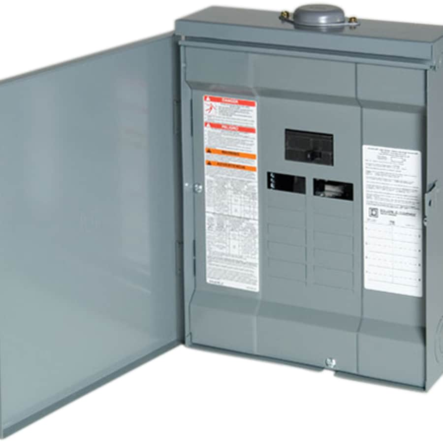 Square D HOM 100AMP 8/16 OUTDOOR MAIN in the Breaker Boxes department