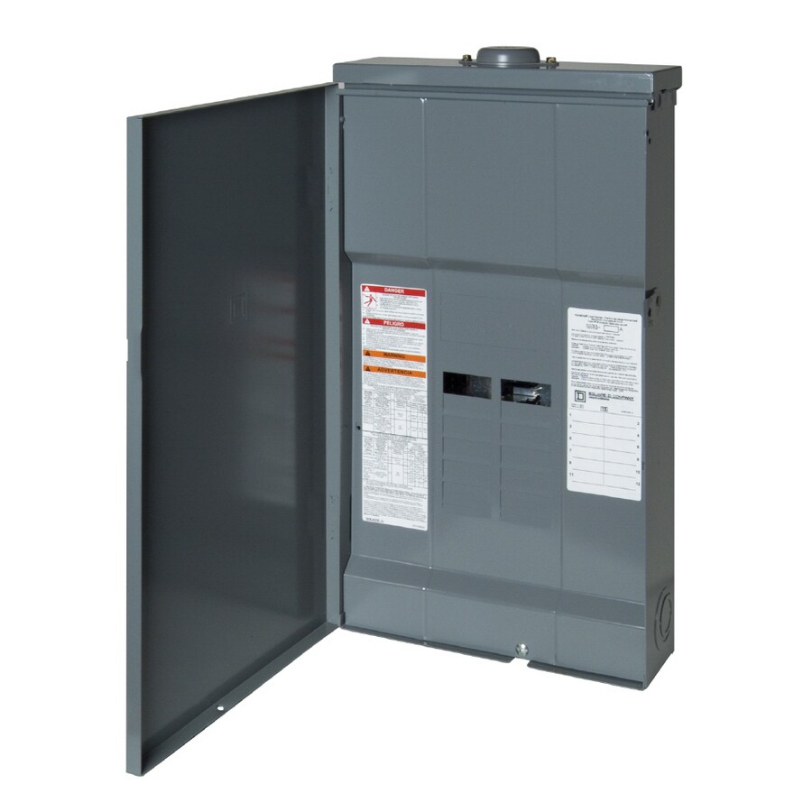 Square D HOM12L200RB 12-Spaces 12-Circuit Load Center