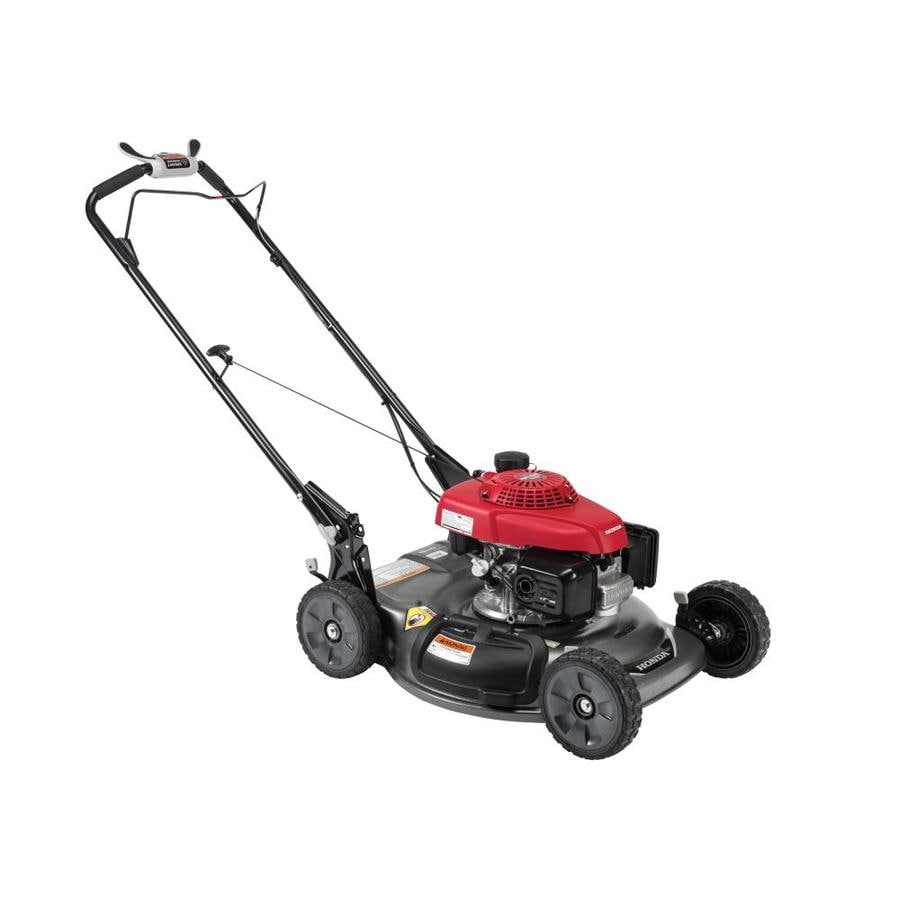 Honda HRS 160cc 21in SelfPropelled Gas Push Lawn Mower in the Gas