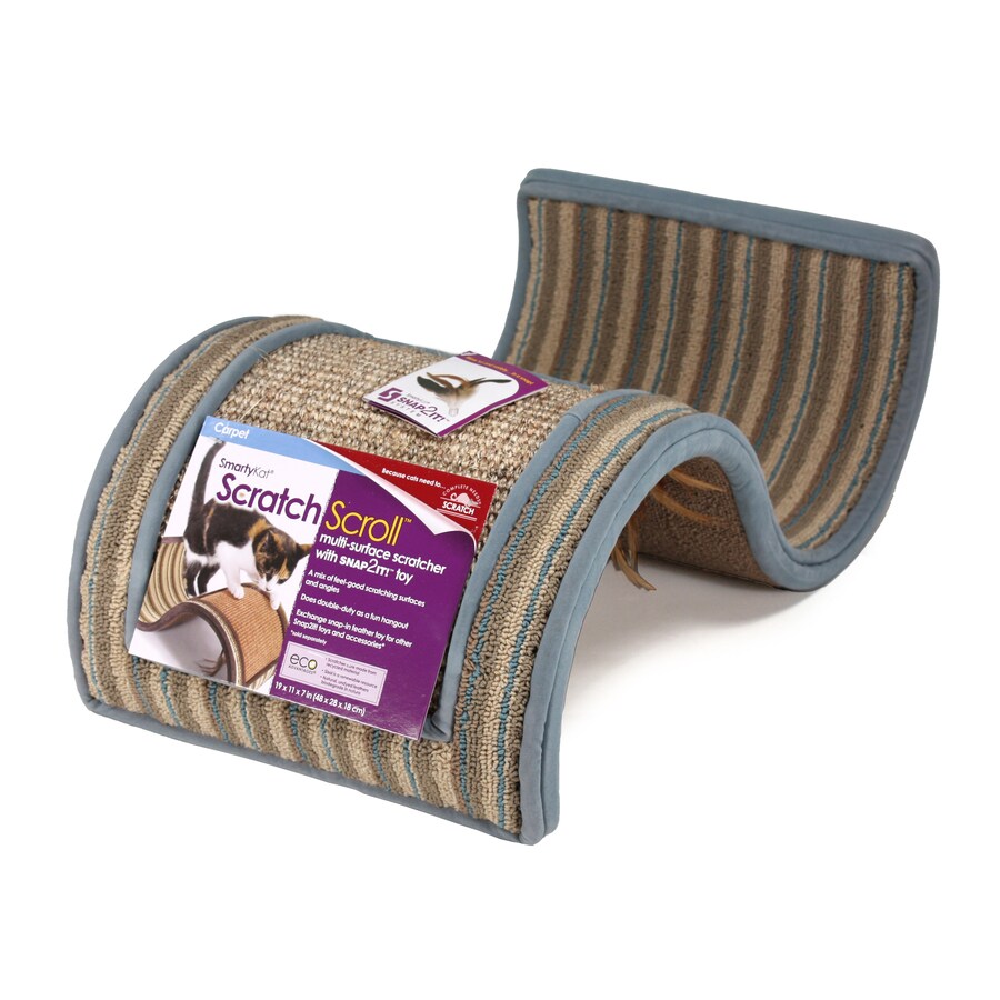 SmartyKat 7 in x 11.25 in Off white Cat Multi level Scratcher at