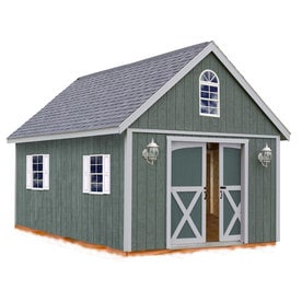 Wood Storage Sheds At Lowes Best Barns Common 12 Ft X 24 Interior Dimensions