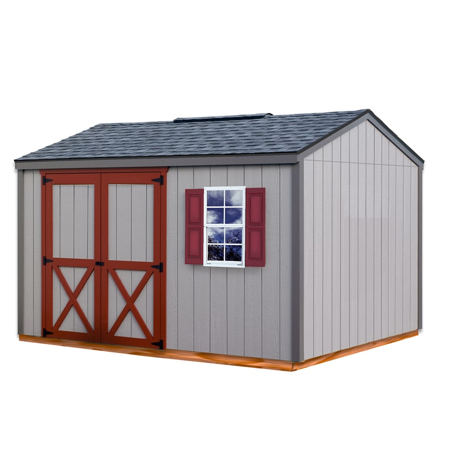 shop best barns common: 10-ft x 12-ft; interior