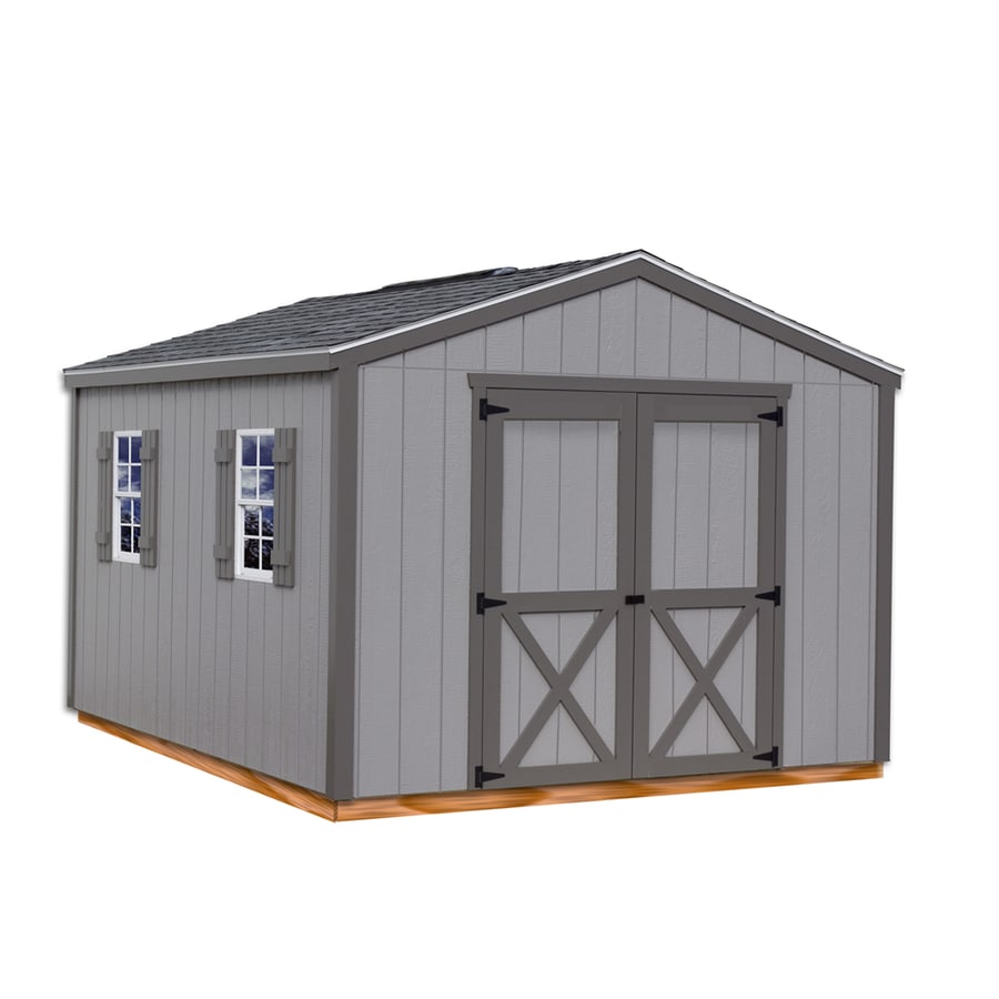 $4594 belmont 12 ft. x 16 ft. wood shed with three windows