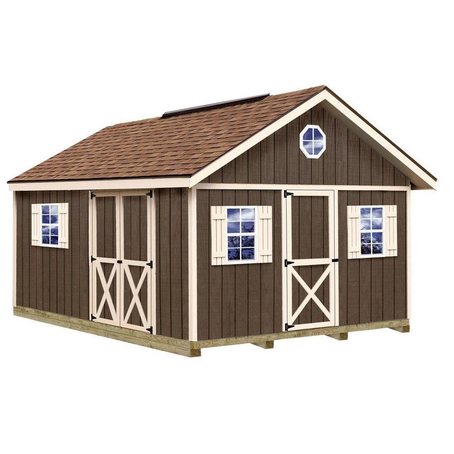 shop best barns common: 12-ft x 16-ft; interior