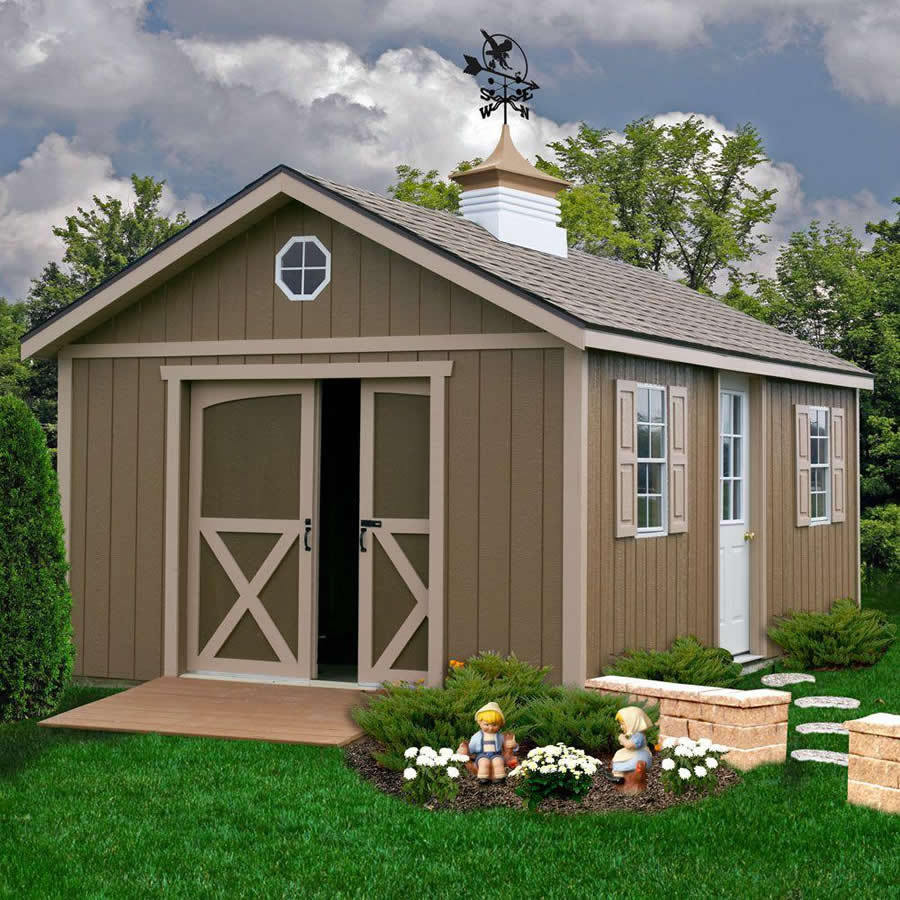 Best Barns 12-ft x 20-ft North Dakota without floor Gable Engineered ...