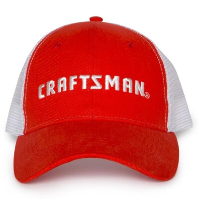 Craftsman One Size Fits Most Men S Red Cotton Baseball Cap At