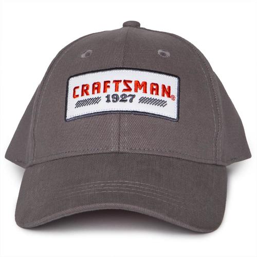 Craftsman One Size Fits Most Men S Gray Cotton Baseball Cap At Lowes Com