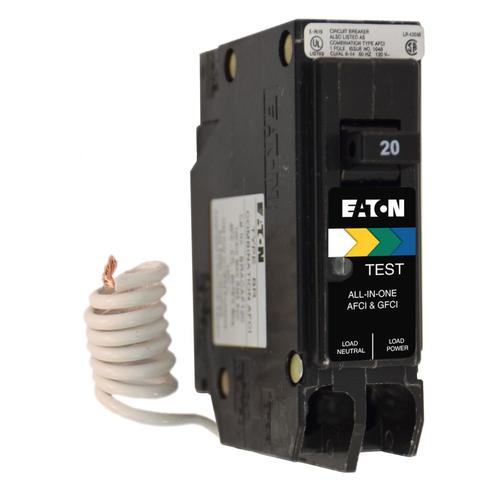 Eaton Type Br 20 Gfci Circuit Breaker In The Circuit Breakers