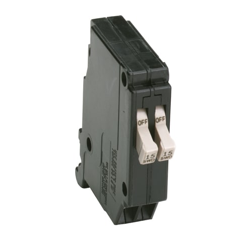 Eaton Type CH 15-Amp 2-Pole Tandem Circuit Breaker in the Circuit ...