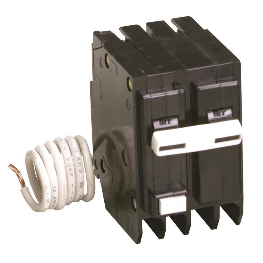 Eaton Type Br 20 Amp 2 Pole Gfci Circuit Breaker In The Circuit Breakers Department At Lowes Com