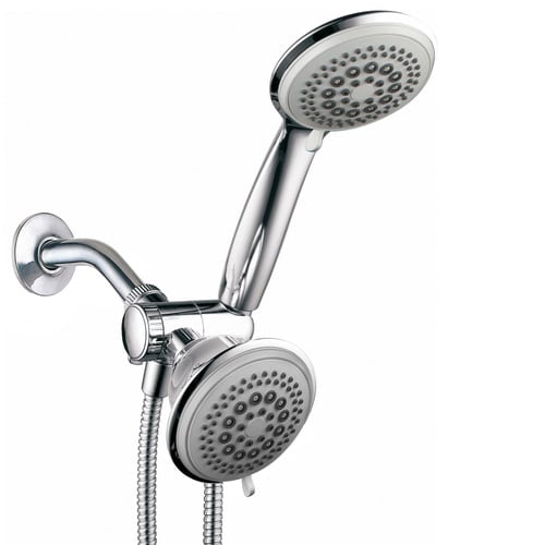 HotelSpa Chrome 36-Spray Dual Shower Head 2.5-GPM (9.5-LPM) in the ...