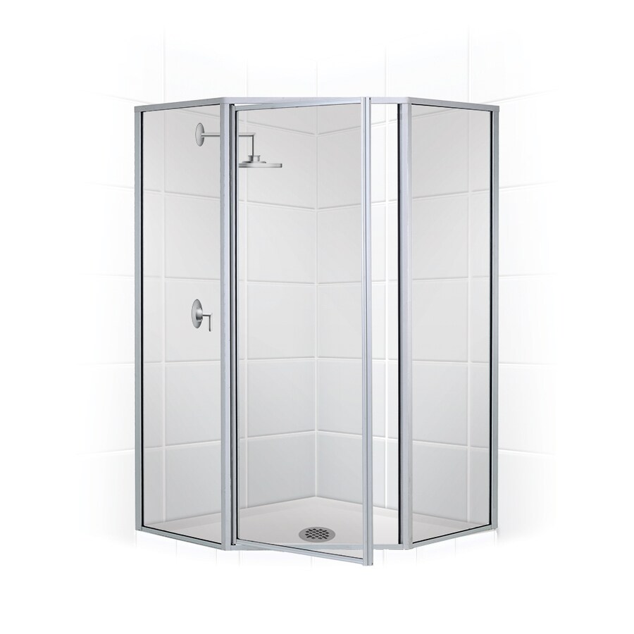 Coastal Shower Doors Legend 56 In To 56 In W Framed Hinged Chrome