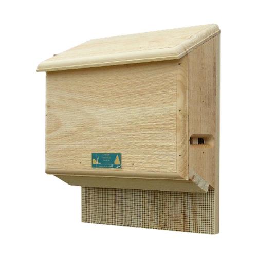 Coveside Conservation 13in W x 17in D Unfinished Pine Wood Bat House