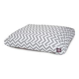 Majestic Pet Chevron Rectangle Dog Bed - Gray - Large - L