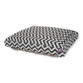 Majestic Pet Chevron Rectangle Dog Bed - Black - Extra Large - XL