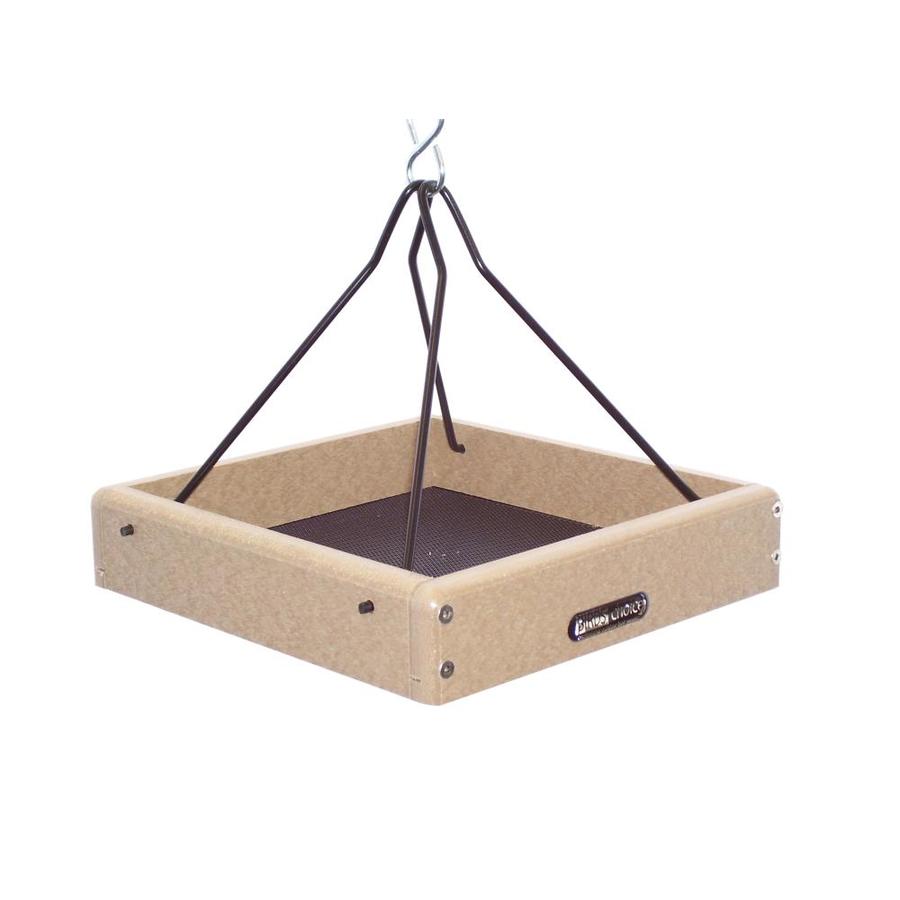 BIRDS CHOICE Recycled Tan Plastic Bird Feeder at Lowes.com