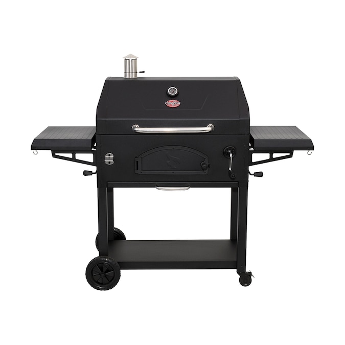 Char-Griller Legacy 33-in Black Charcoal Grill
