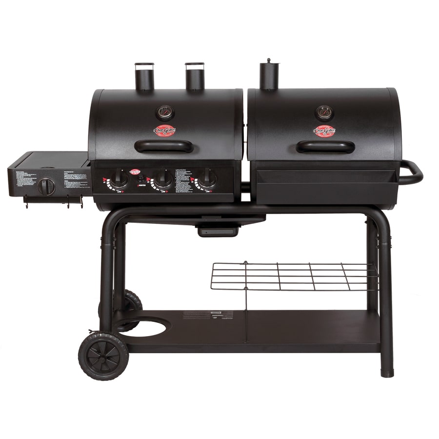 What are the advantages of a charcoal and gas grill combo?