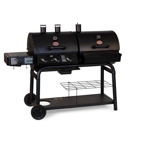 Char-Griller Duo Black Dual-function Combo Grill in the ...