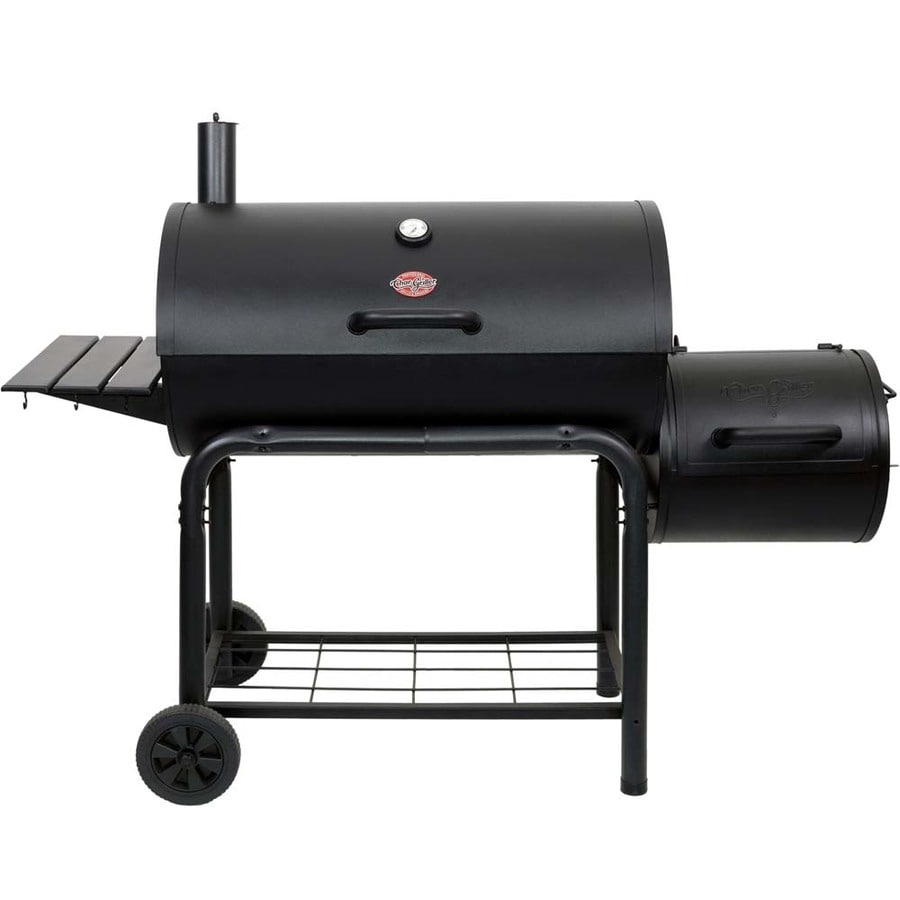 oklahoma joe's longhorn offset smoker and charcoal grill