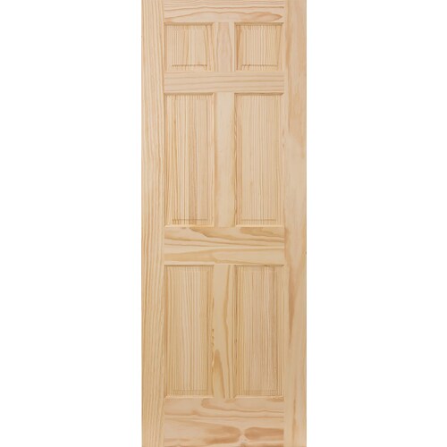 ReliaBilt (Unfinished) 5-Panel Equal Solid Core Wood Slab Door (Common