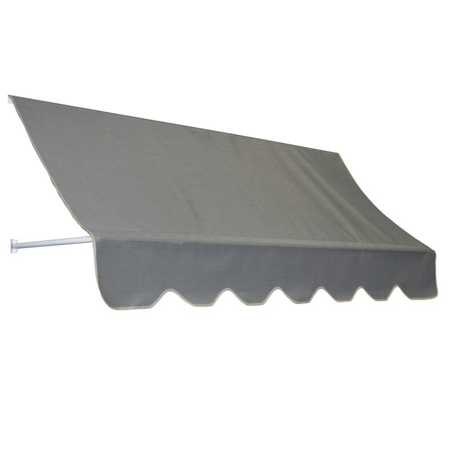Americana Building Products 54-in Wide x 24-in Projection Solid Open Slope Low Eave Window Manual Retraction Awning