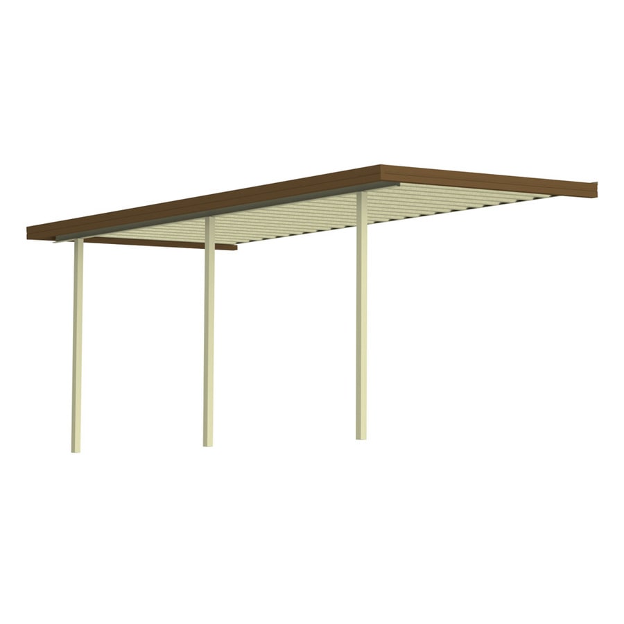 Americana Building S 15 Ft X 12 8 Brown Metal Patio Americana Building S 15 Ft X 12 8 Brown Metal Patio Cover