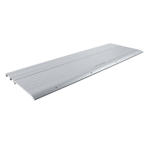 Gatehouse 48in H x 15in W Aluminum Wheelchair Ramp Threshold Plate in the Wheelchair Ramp