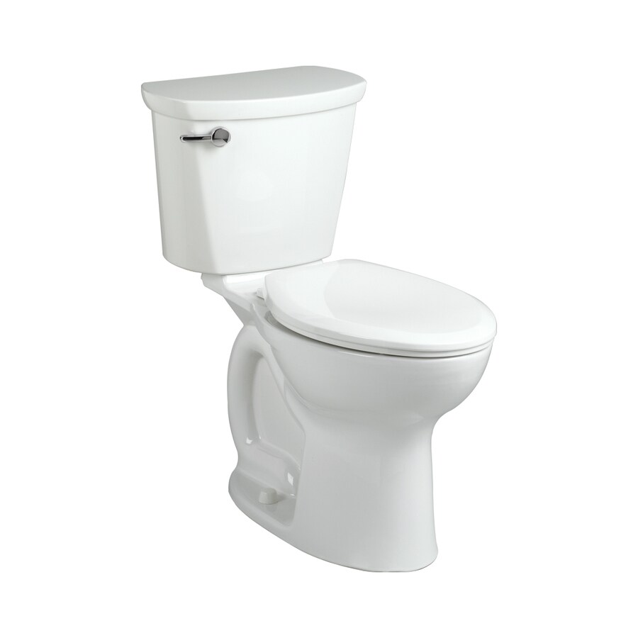 American Standard 215A.A104.020 Cadet 3 White 1.6-GPF/6.06-LPF 12-in Rough-in Watersense Elongated 2-Piece Comfort Height Toilet