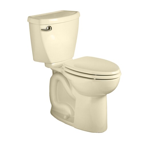 American Standard Cadet 3 Bone Round Chair Height 2-Piece Toilet 10-in ...