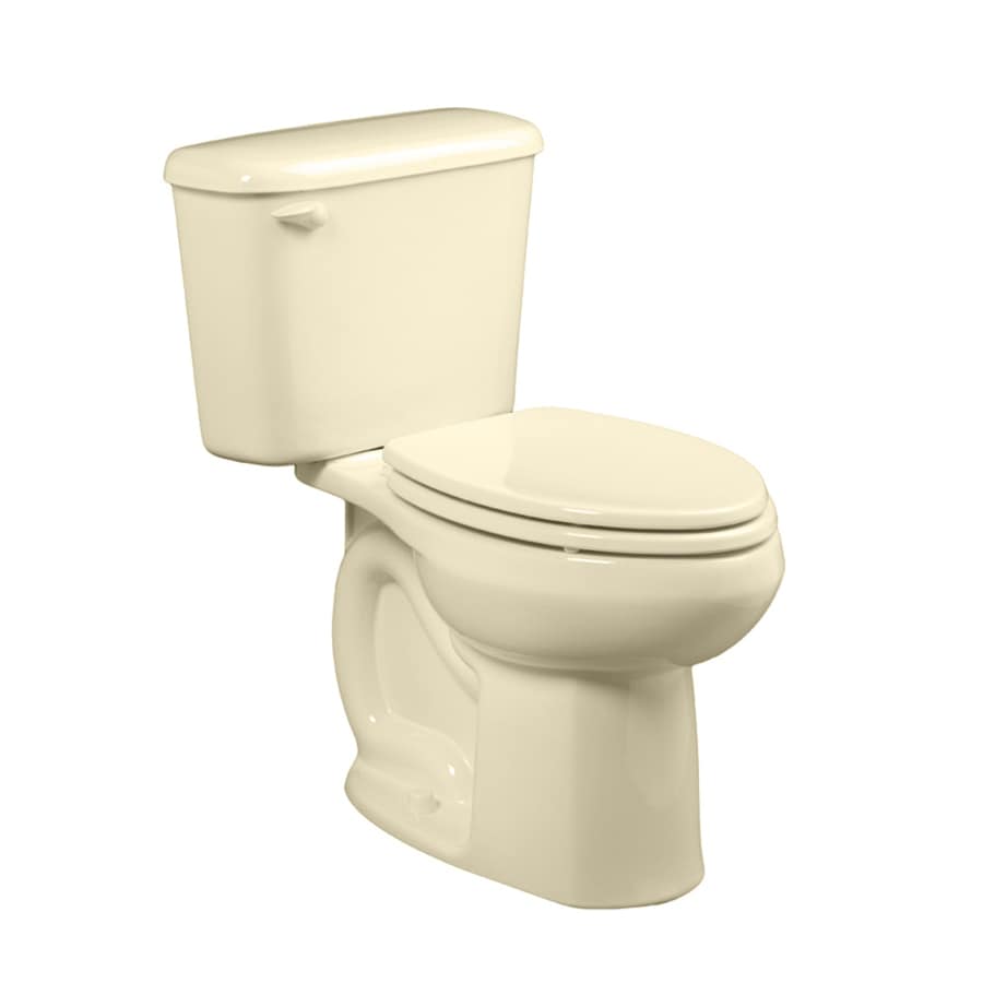 American Standard Colony Bone WaterSense Labeled Elongated Chair Height 2Piece Toilet 10in