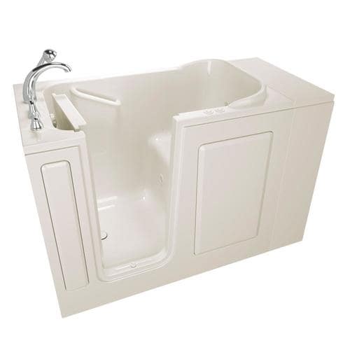 Safety Tubs 28-in W x 48-in L Biscuit Gelcoat/Fiberglass ...