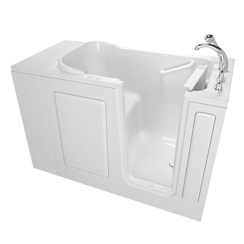 Safety Tubs 28-in W x 48-in L White Gelcoat/Fiberglass ...