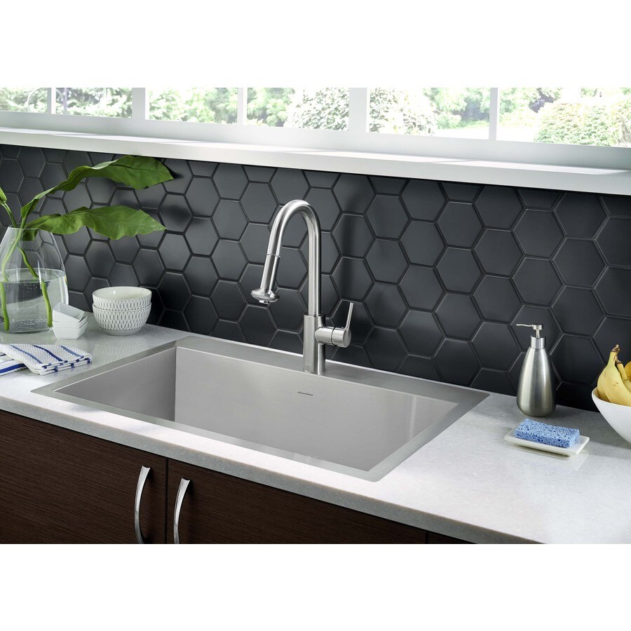 1-1/2″ Thick – Stainless Steel Countertops w/ 6″ Boxed Backsplash 30″ Wide  - John Boos & Co