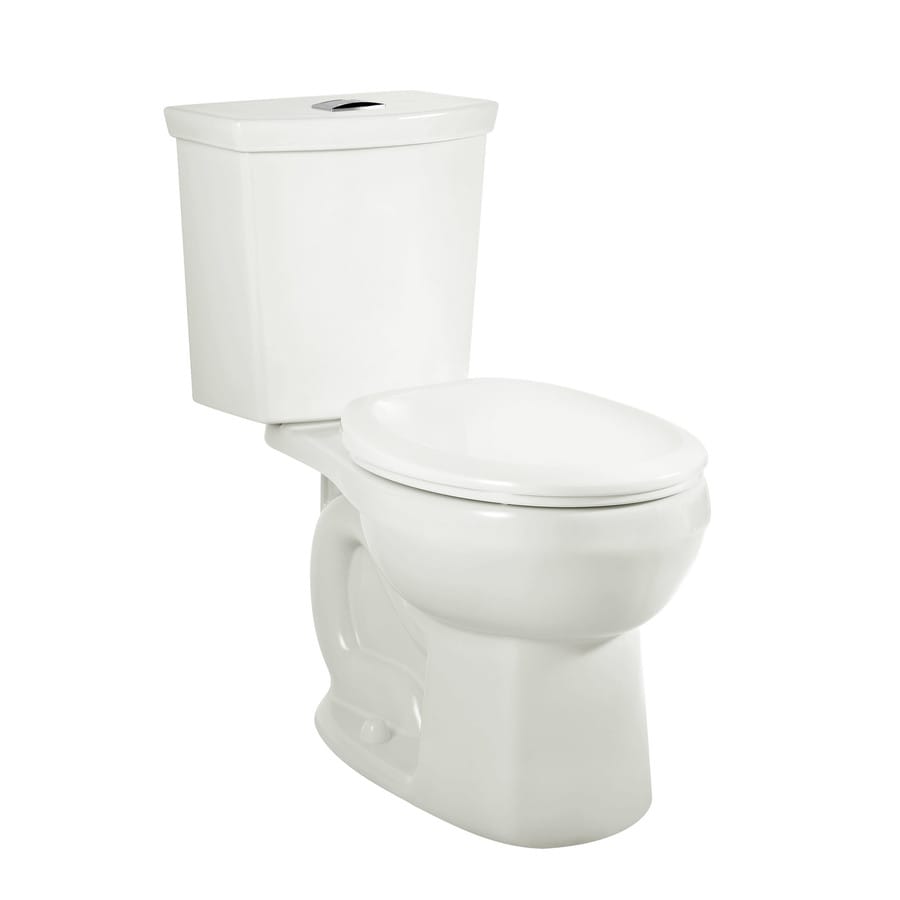 American Standard H Option White Watersense Dual Flush Elongated Standard Height Piece Toilet