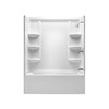 American Standard Studio Arctic Acrylic Bathtub Wall Surround (Common ...