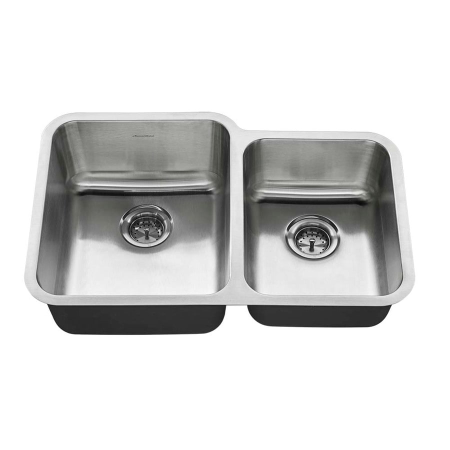 American Standard 31 In X 20 In Stainless Steel Double Basin