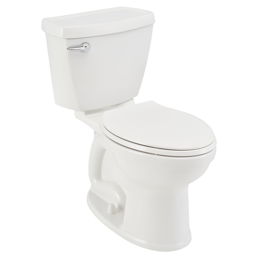 American Standard Champion White Elongated Chair Height 2-Piece Toilet