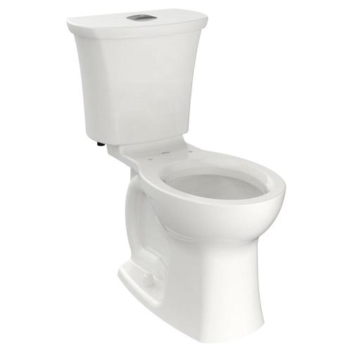 American Standard Edgemere White WaterSense Dual Flush Round Chair ...