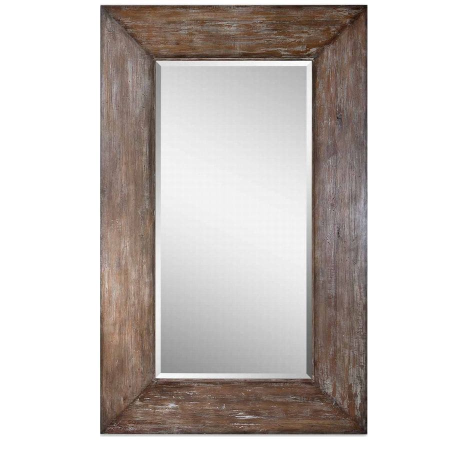 Shop Global Direct Hickory Beveled Wall Mirror at Lowes.com