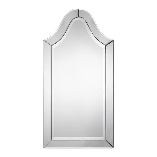 Global Direct 40in L x 20.5in W Arch Beveled Mirror Framed Wall