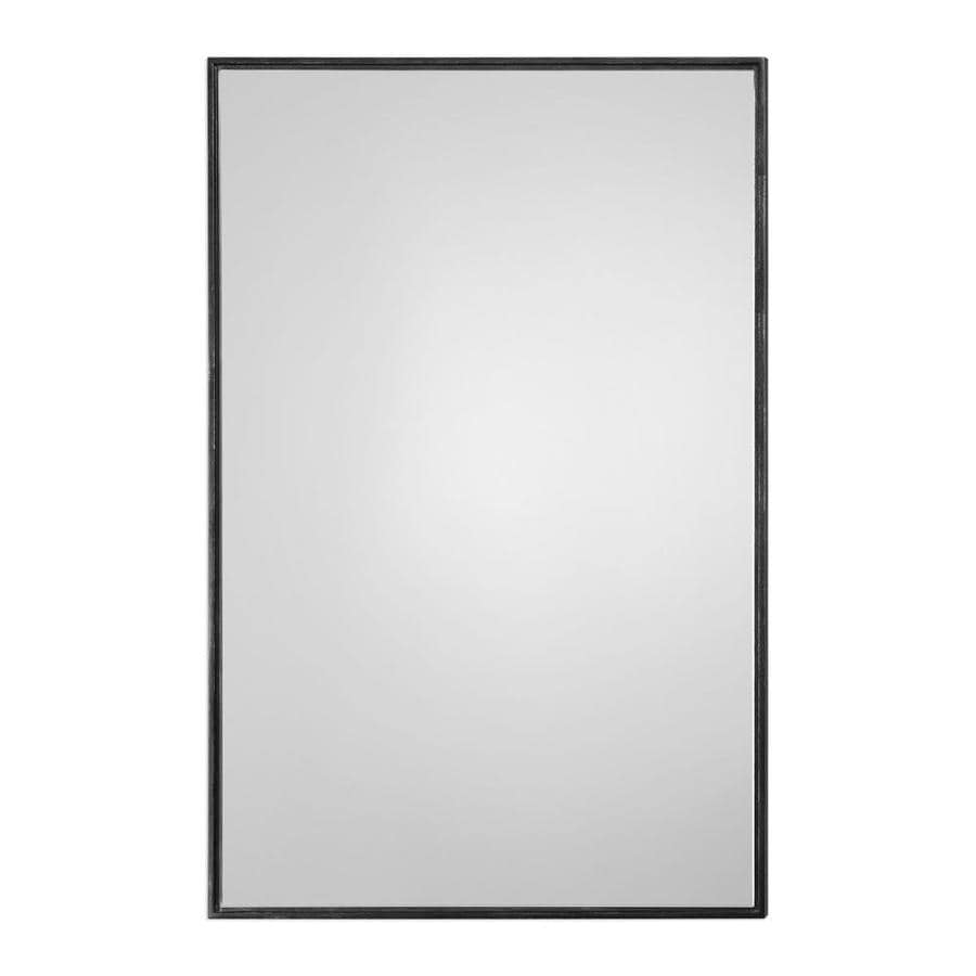 Global Direct 36-in L x 24-in W Oil Rubbed Bronze Framed Wall Mirror at ...