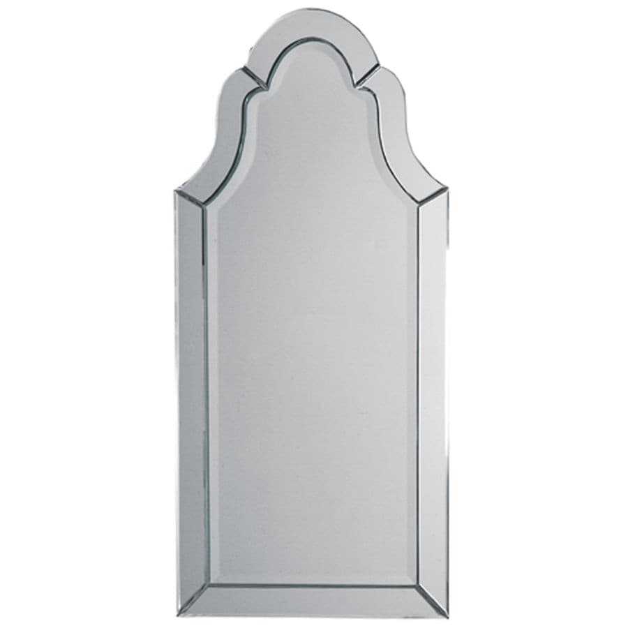 Allen Roth 36 125 In X 20 Silver Beveled Arch Allen Roth 36 125 In X 20 Silver Beveled Arch Frameless Venetian Wall