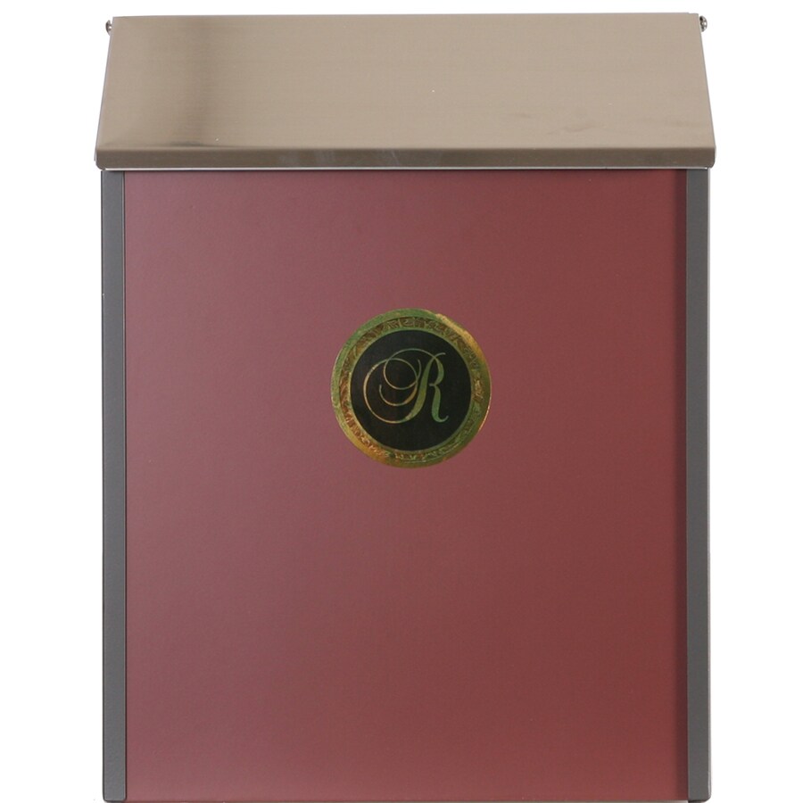 First Class MB685 11.5-in x 14.625-in Metal Black Lockable Wall Mount Mailbox