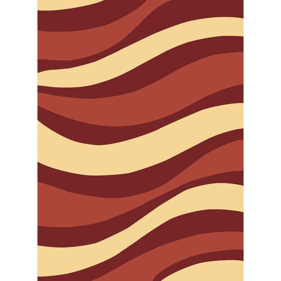 Rugs America 22077 Torino Rectangular Red Transitional Woven Accent Rug (Common: 2-ft x 3-ft; Actual: 24-in x 35-in)